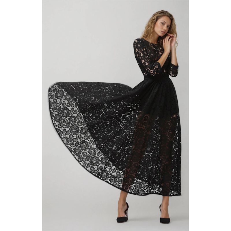 Thumbnail of Lace Dress Viktoria Black image
