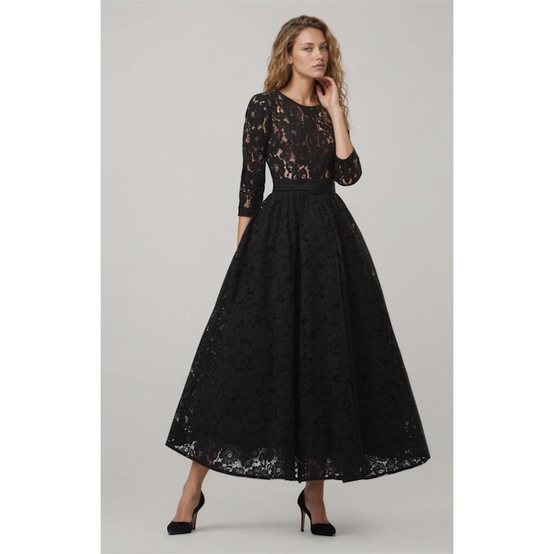 Thumbnail of Lace Dress Viktoria Black image