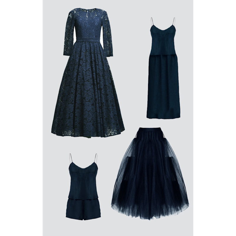 Thumbnail of Lace Dress Viktoria Blue image
