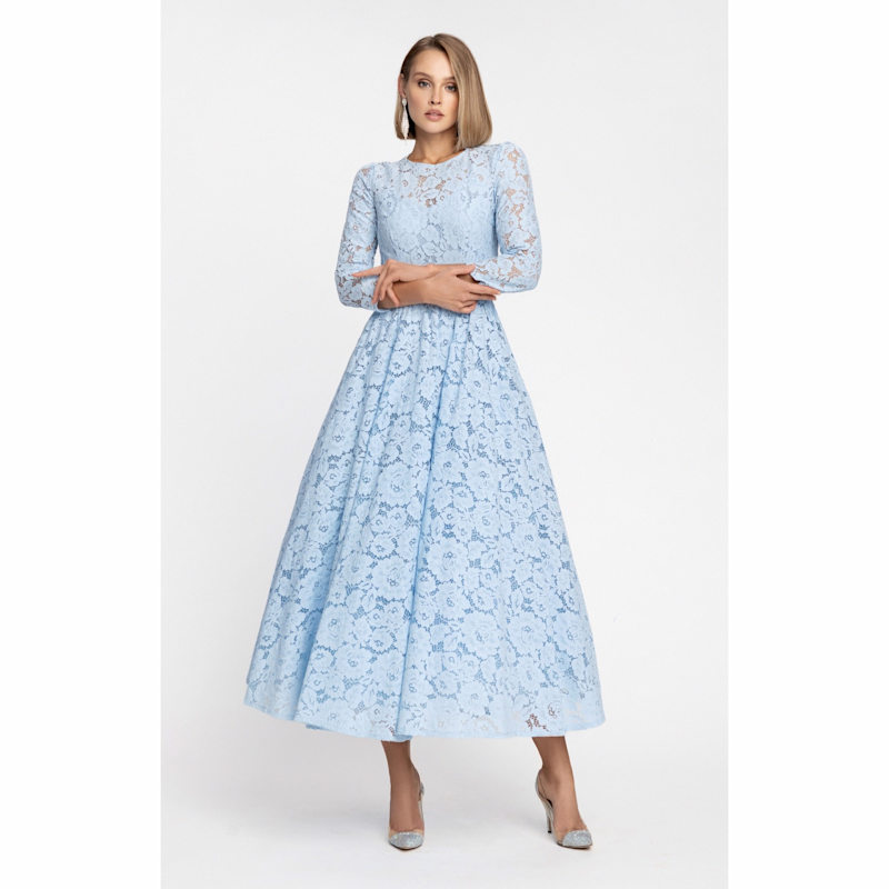 Thumbnail of Lace Dress Viktoria Light Blue image