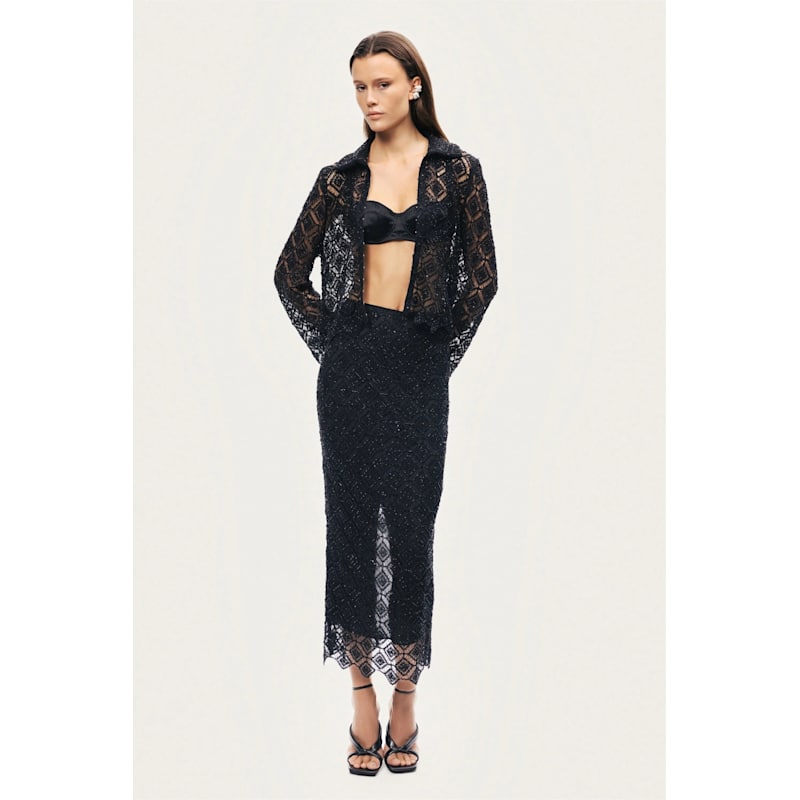 Thumbnail of Lace Midi Skirt image