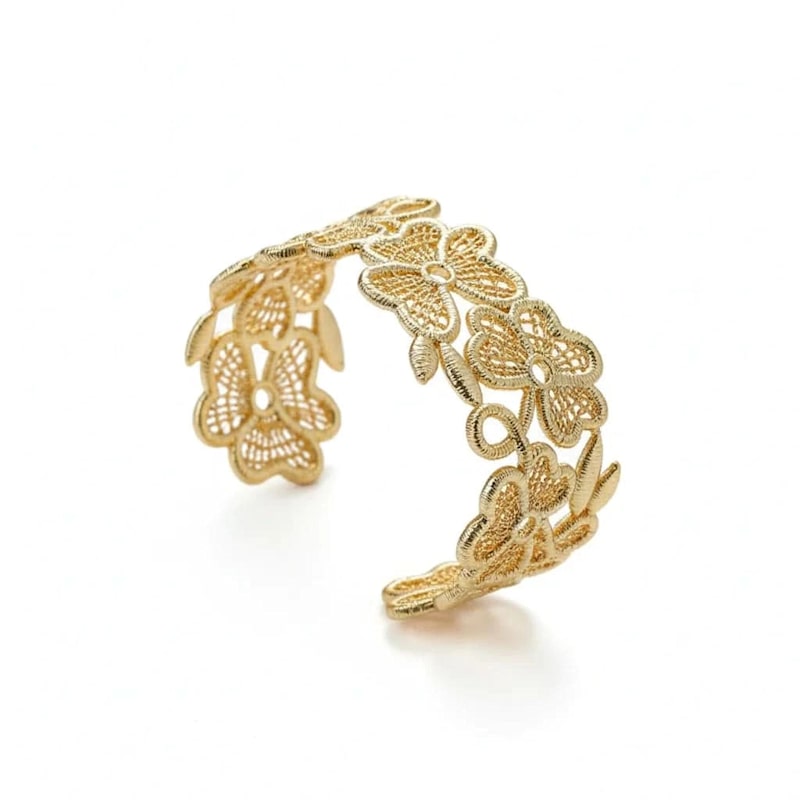 Thumbnail of Lace Stylish Bangle - Gold image
