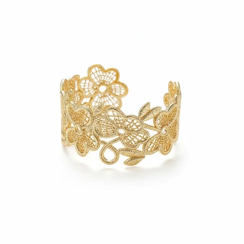 Thumbnail of Lace Stylish Bangle - Gold image