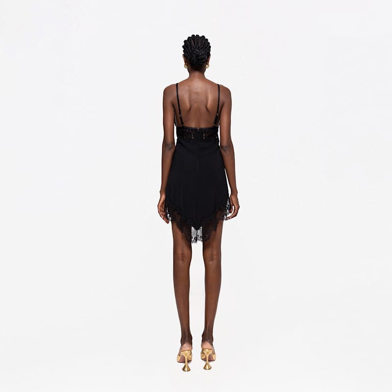 Thumbnail of Lace-Trim Mini Dress image