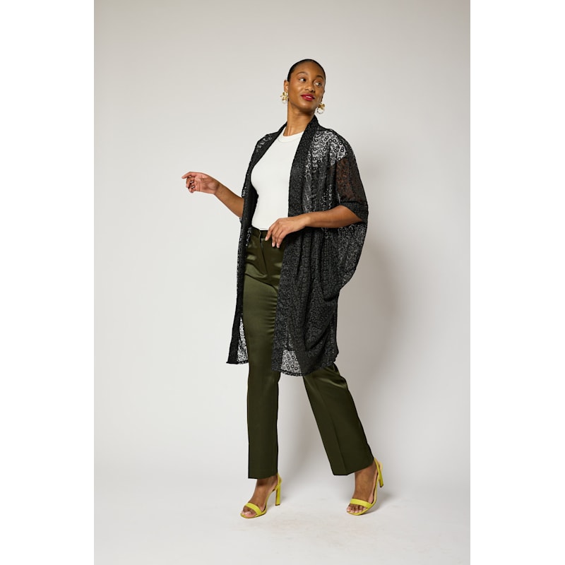 Thumbnail of Lacy Luxe Kimono Jacket image