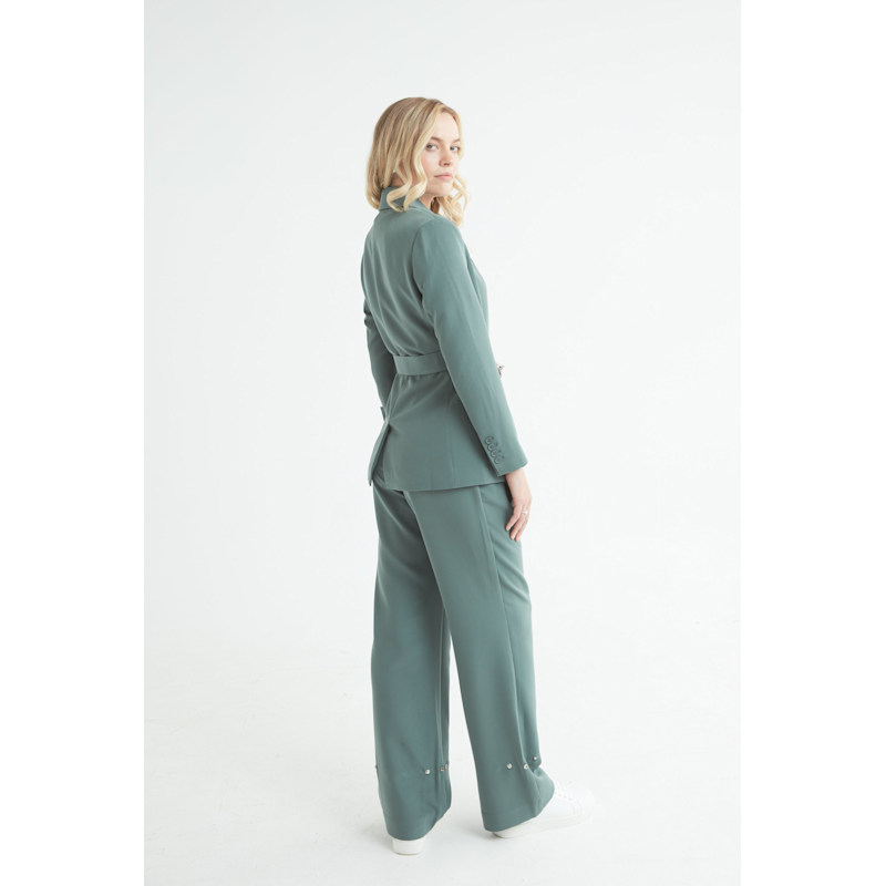 Thumbnail of Lainey Blazer- Dusty Jade image