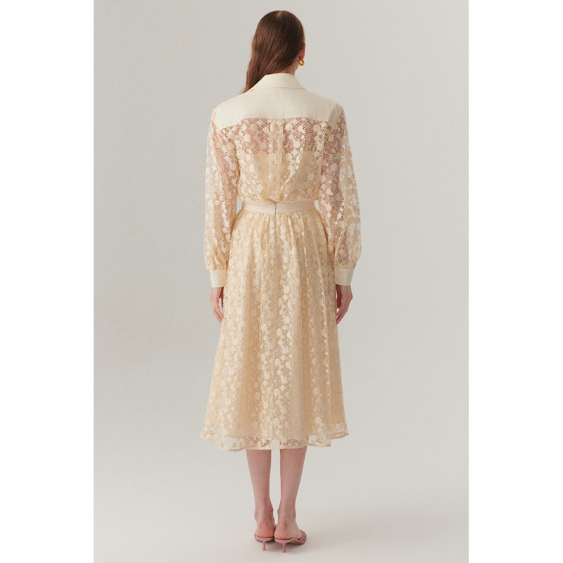 lainey midi dress white Miss Circle Women Lainey White Satin Sequin Pearls Beaded Maxi Dress