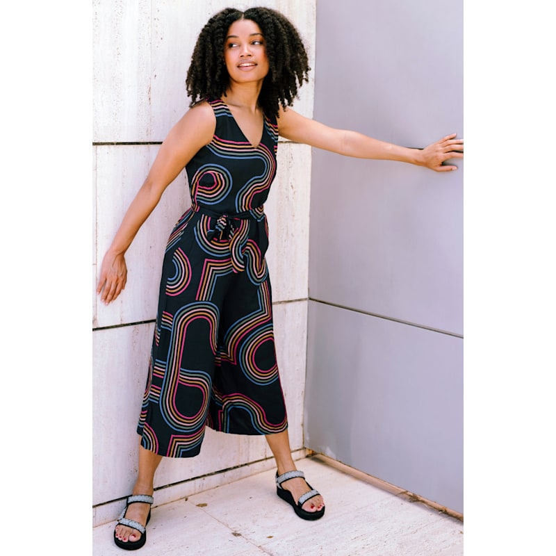 Thumbnail of Lamiah Jumpsuit Black, Retro Racer image