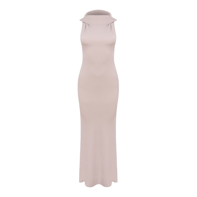 beige maxi dress formal Dalia Maxi Dress, in Buttercream Luxe Satin main image 1