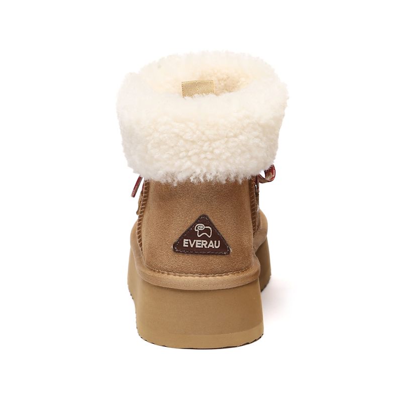 Thumbnail of Lapwing Ankle Platform Boots In Chestnut image