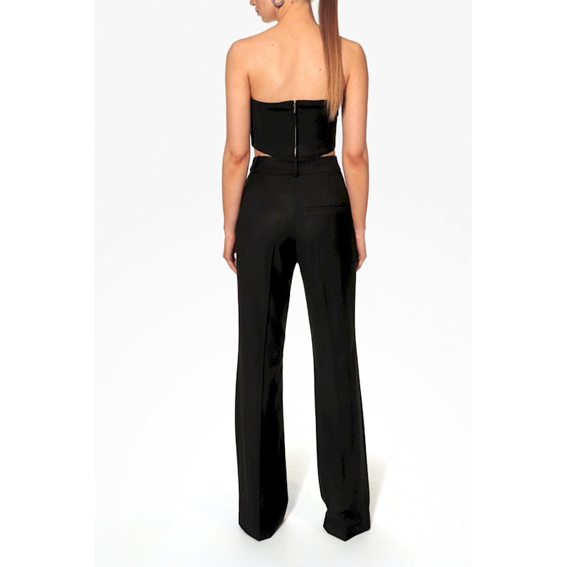 Thumbnail of Kyle Black High Waisted Trousers image