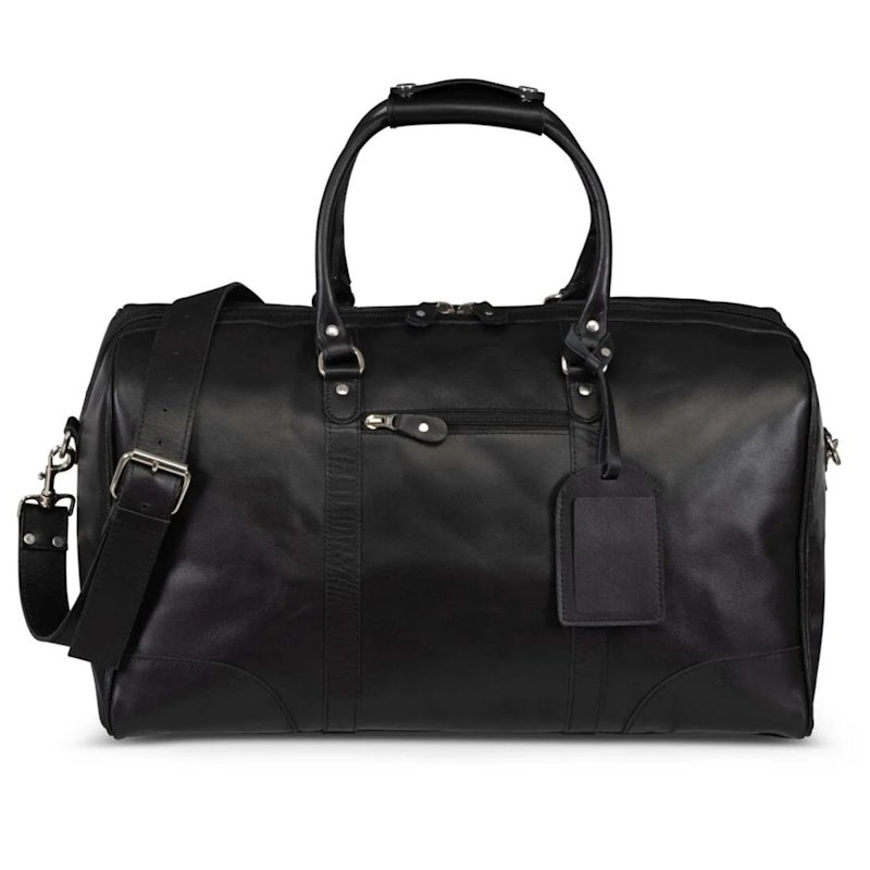 Thumbnail of Large Overnight Bag Vintage Leather Duffle - Tourist image