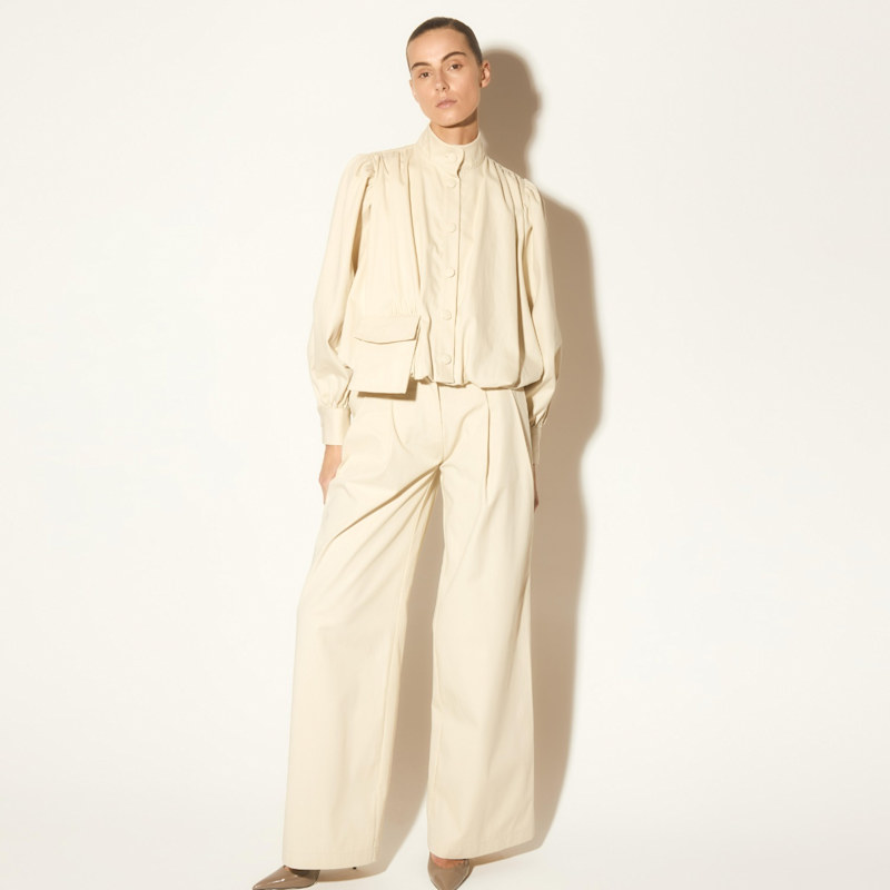 Thumbnail of Latte Wide Leg Pant Stone image