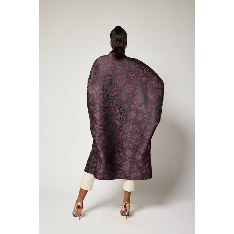 Thumbnail of Lavender Bloom Kimono Jacket image