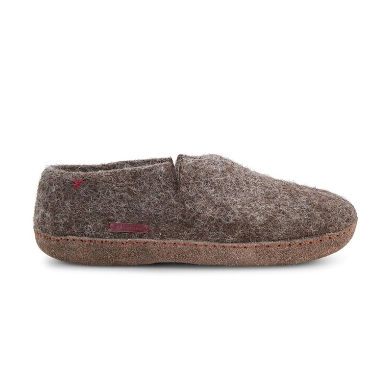 Thumbnail of Men's Classic Shoe - Brown With Suede Sole image