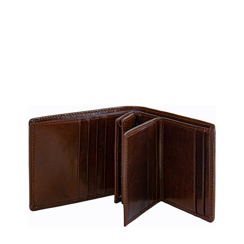 Thumbnail of Brown Leather Bifold Wallet - Daniel image