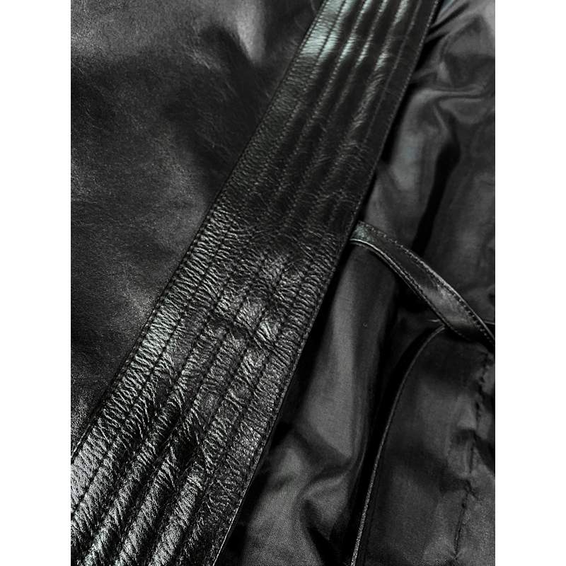 Thumbnail of Leather Bomber Kimono image