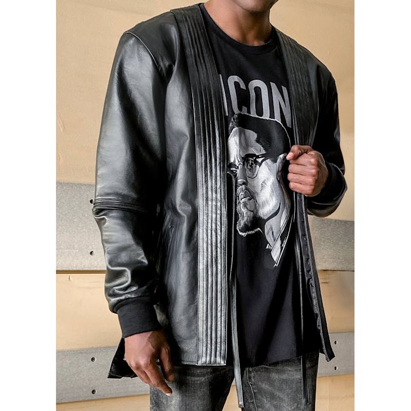 Leather Bomber Kimono | COOL CREATIVE | Wolf & Badger