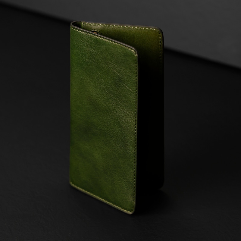 Thumbnail of Leather Coat Wallet Green - The Periodic Table image