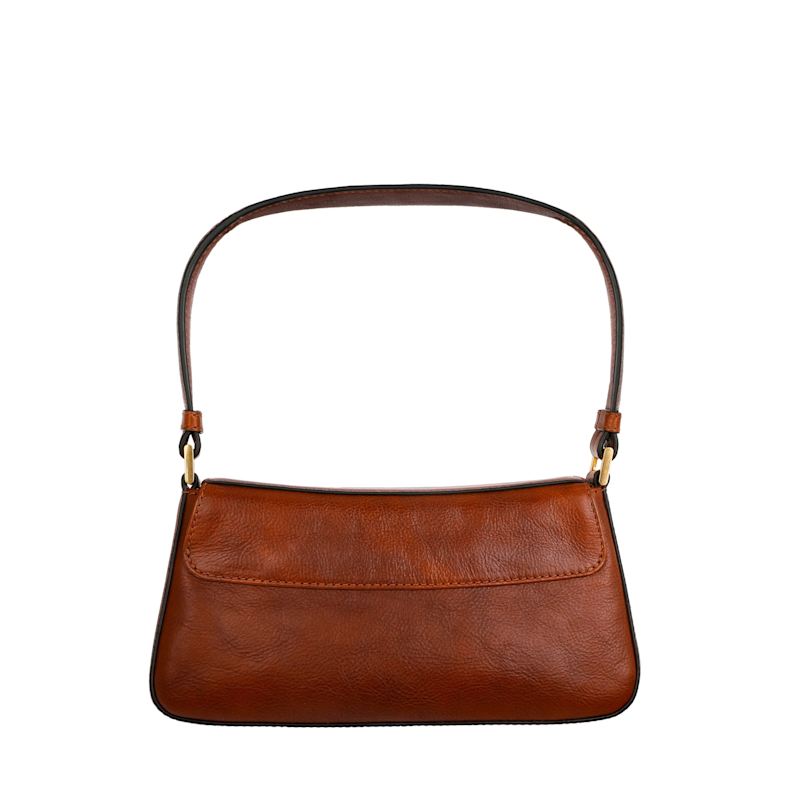 Thumbnail of Leather Handbag For Women In Cognac Brown Matte - Bright Lights, Big City image
