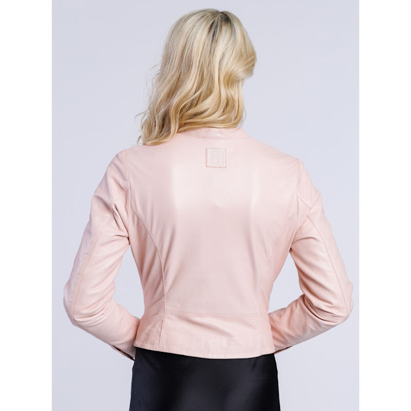 Thumbnail of Leather Jacket Sparkling Future Pink image