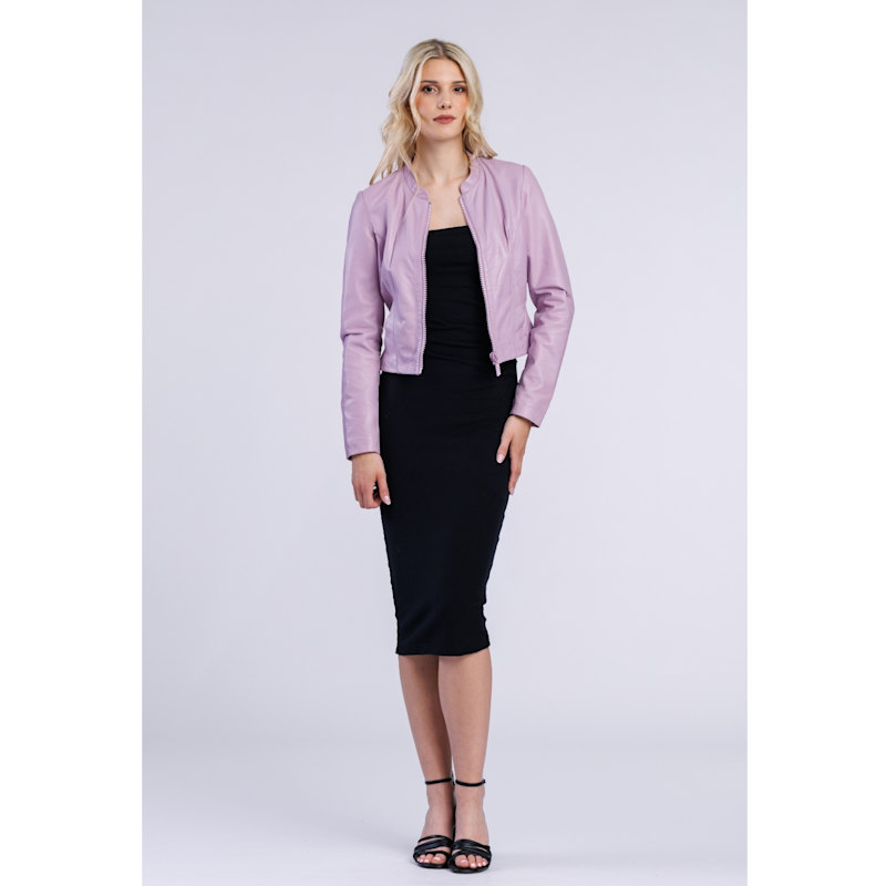 Thumbnail of Leather Jacket Sparkling Lilac image