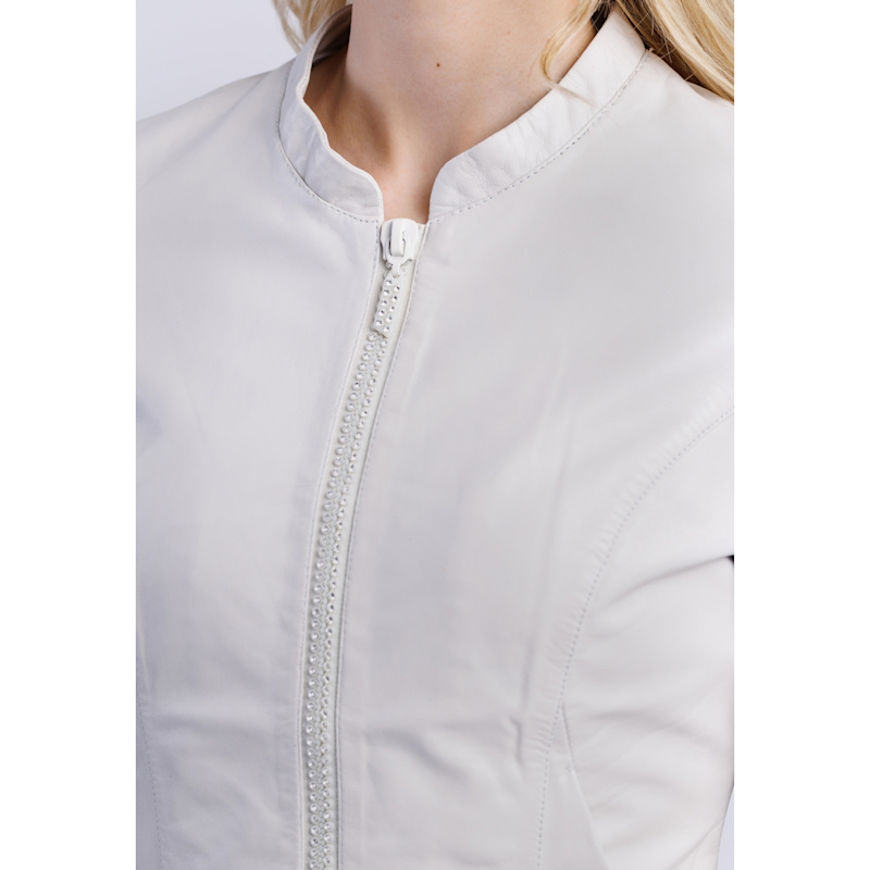 Thumbnail of Leather Jacket Sparkling White image