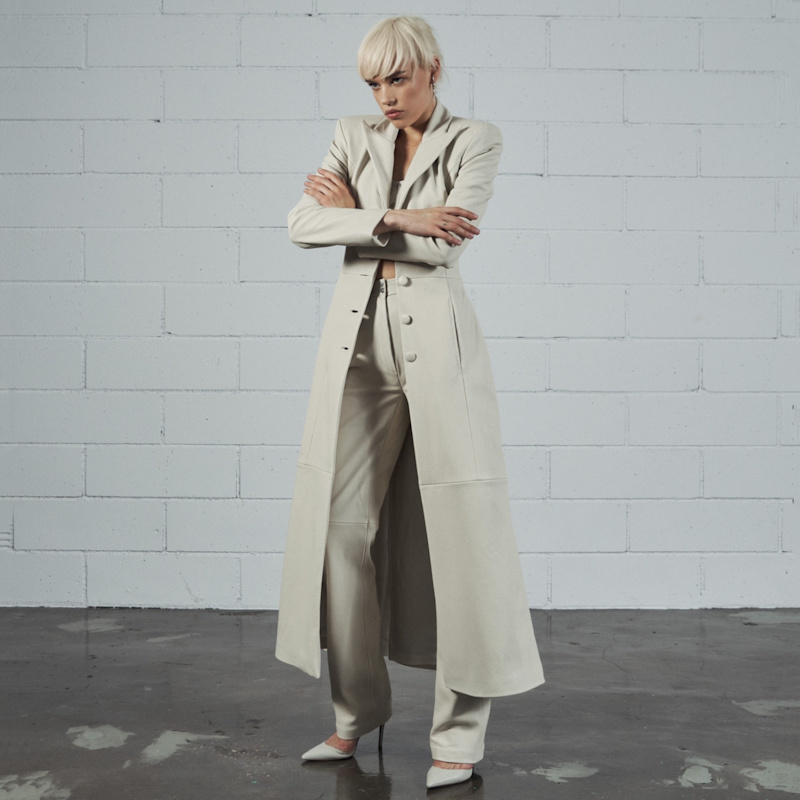 Thumbnail of Leather Long Coat image