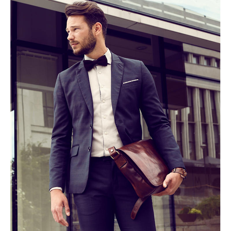 Thumbnail of Brown Leather Messenger Bag – The Stranger image