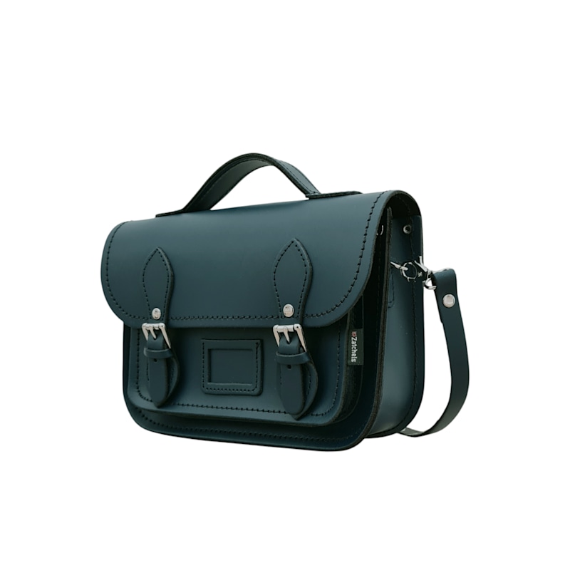 Thumbnail of Leather Midi Satchel - Pine Green image