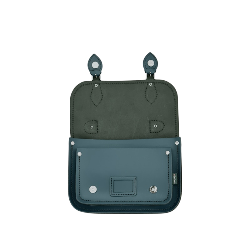 Thumbnail of Leather Midi Satchel - Pine Green image