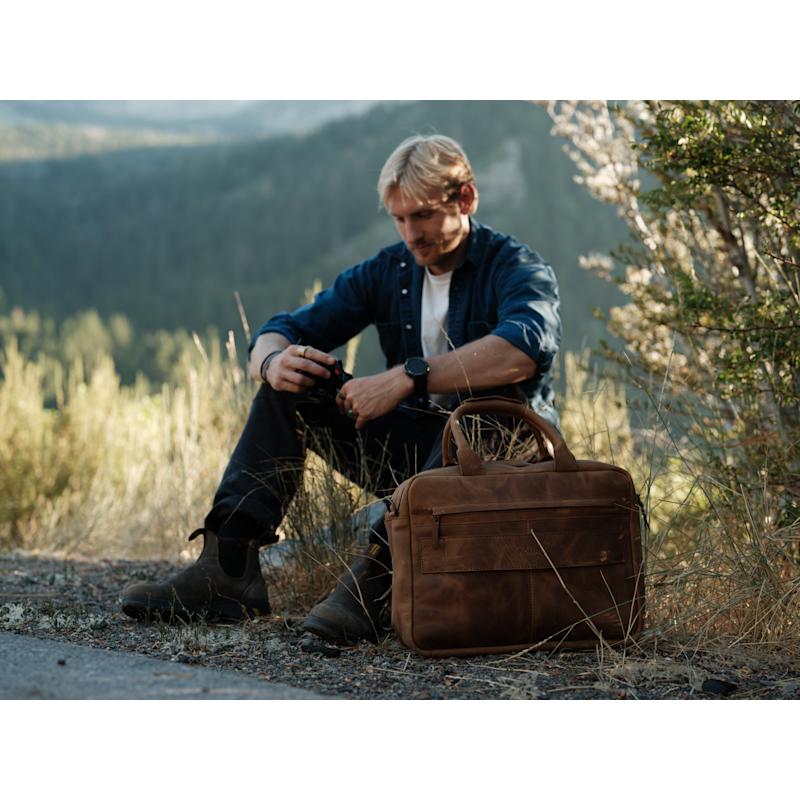 Thumbnail of Leather Pilot Bag image