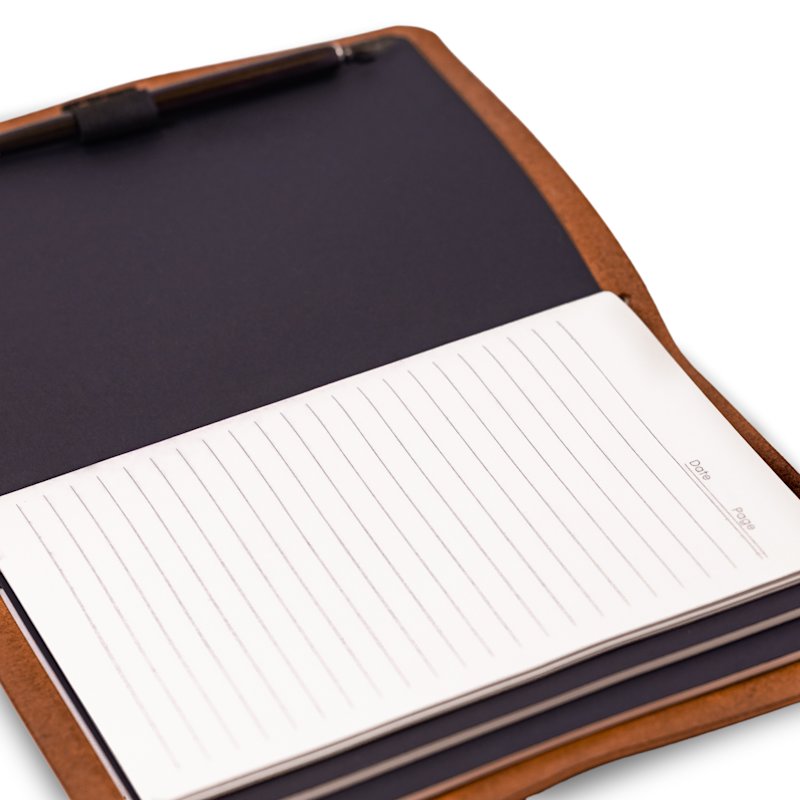 Thumbnail of Leather Refillable Journal - Red image