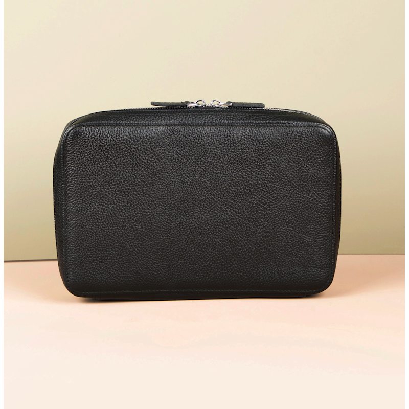 Thumbnail of Leather Tech Organizer Case - Black - Oslo image