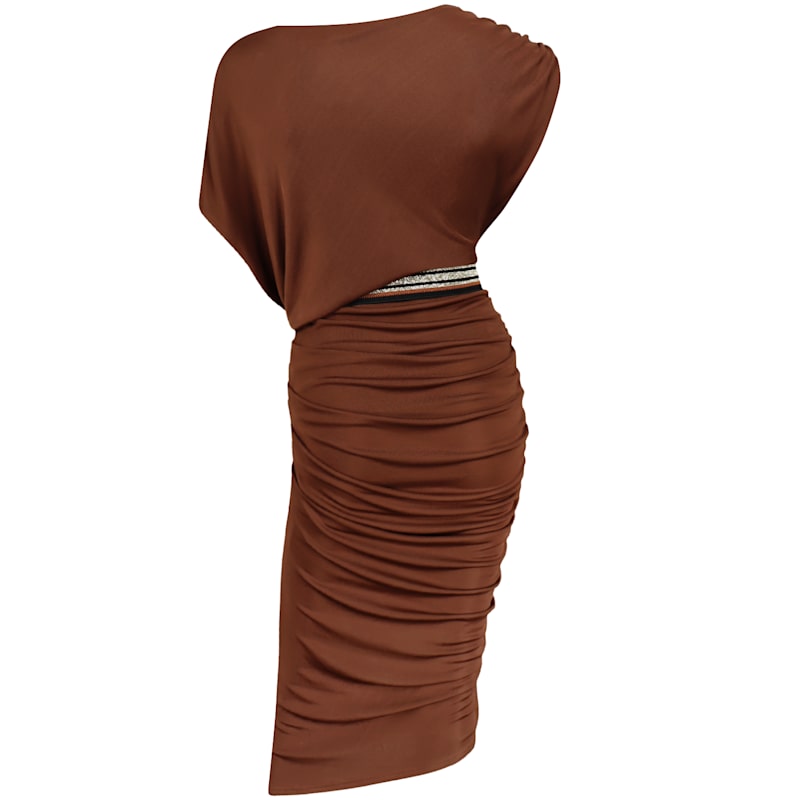 Thumbnail of Leave It Be Copper Drop Shoulder Dress image