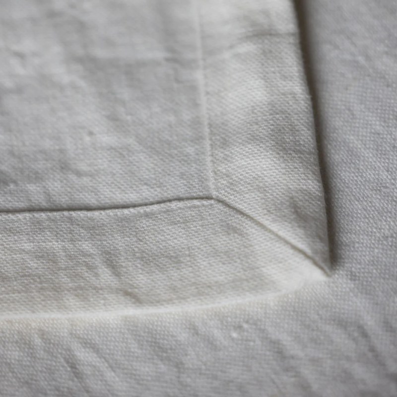Thumbnail of Lee Round Table Cloth — White image