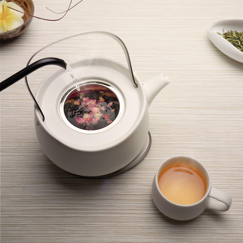 Thumbnail of Leiph Self-Heating Teapot Set-Jasmine White image
