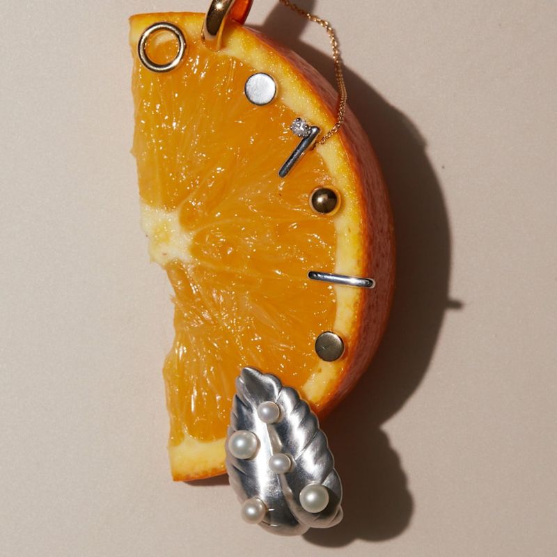 Thumbnail of Lemon Leaf Earrings image