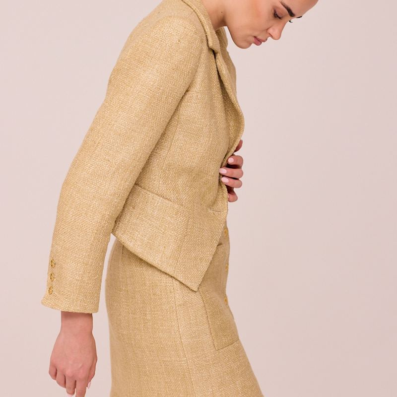 Thumbnail of Leon | The Golden Silk Mini Skirt image