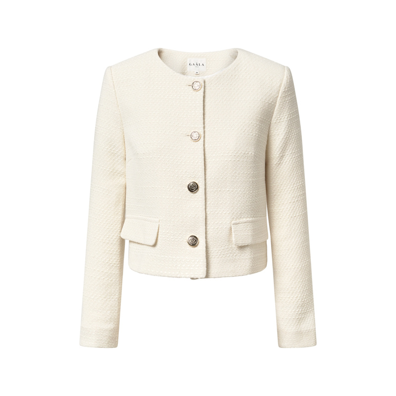 Thumbnail of Leontine Cotton Tweed Jacket image