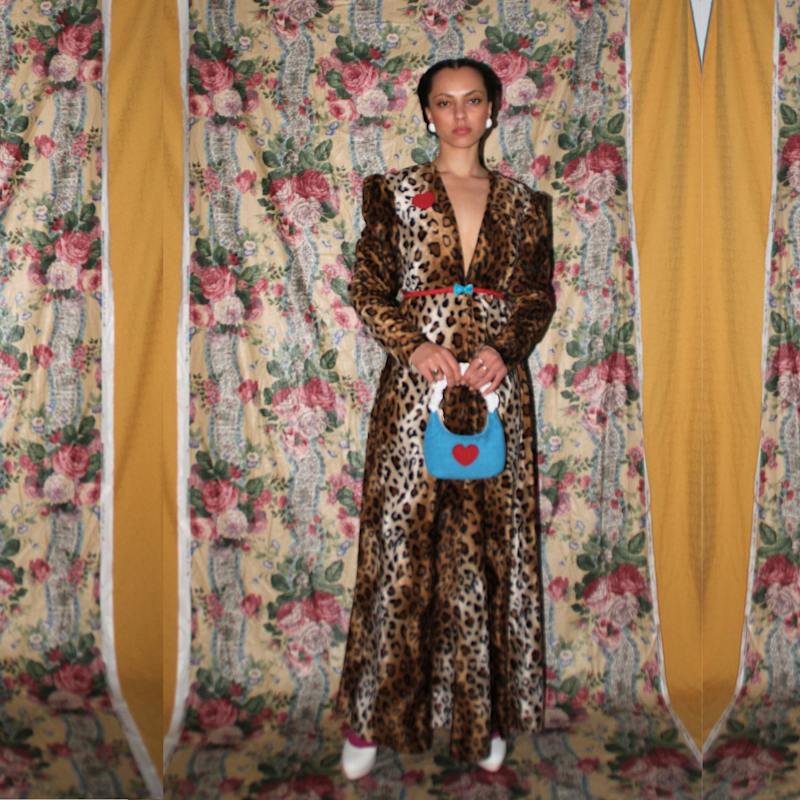 Thumbnail of Leopard Print Boho Maxi Dress image