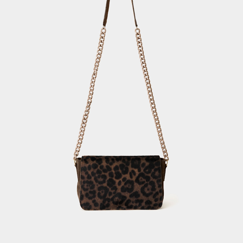 Thumbnail of Leopard Print Small Bag, Leather Crossbody Evening Bag, image