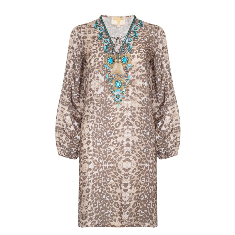 Thumbnail of Leopard Sands Maldives Beaded Kaftan image