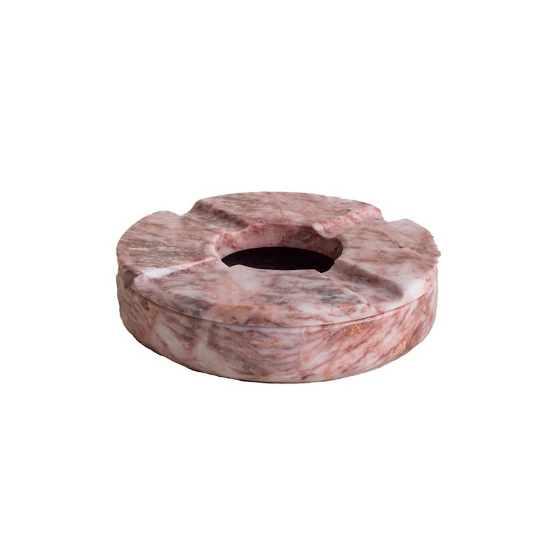 Thumbnail of Less Is More Ashtray - Pink Marble image