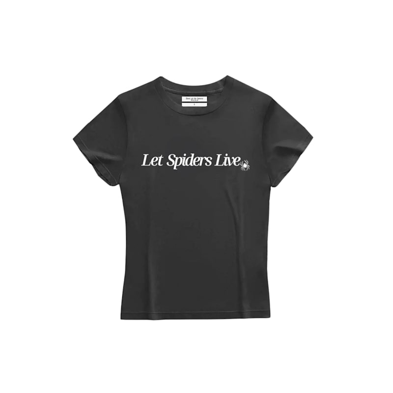 Thumbnail of Let Spiders Live Baby Tee image