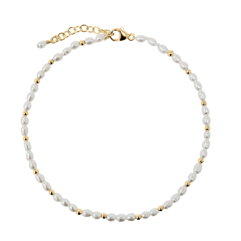 Thumbnail of Lexi Beaded Seed Pearl Gold Filled Anklet image