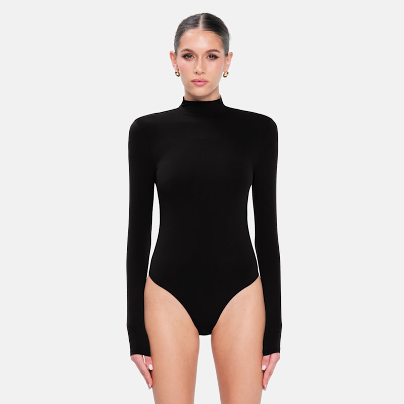 Thumbnail of Lexi Black Turtleneck Bodysuit image