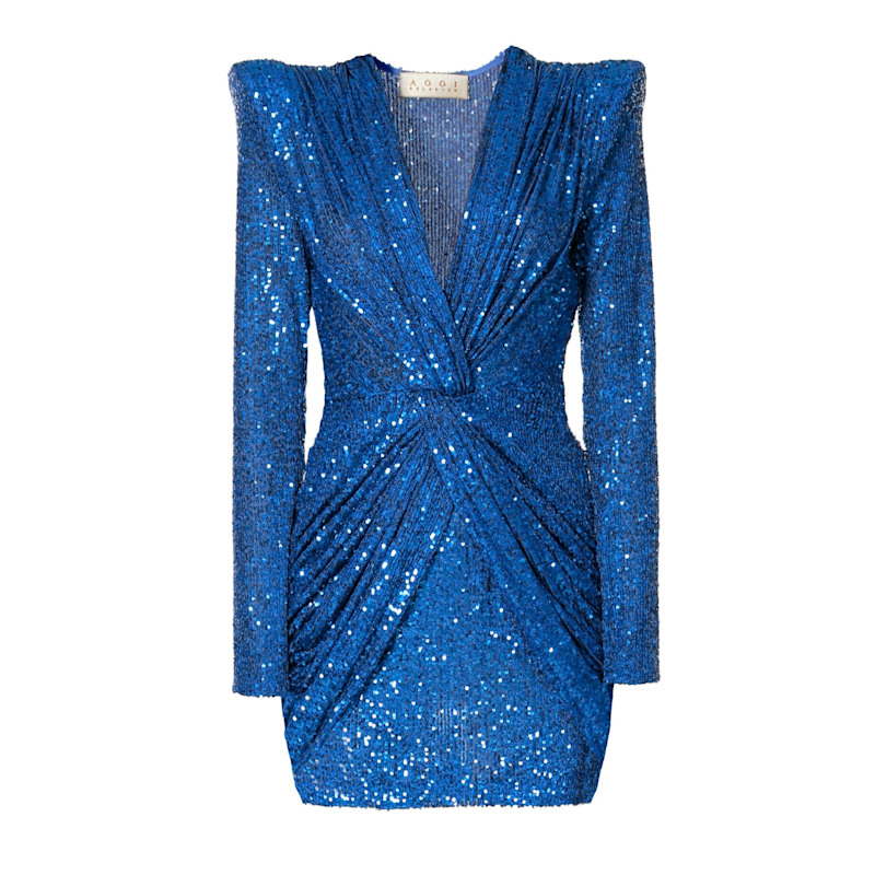 Jennifer Brilliant Blue Dress | AGGI by HALEWSKI | Wolf & Badger