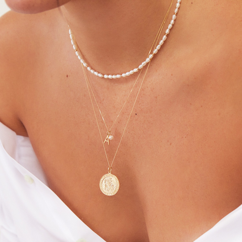 Thumbnail of Gold Beaded Seed Pearl Choker image