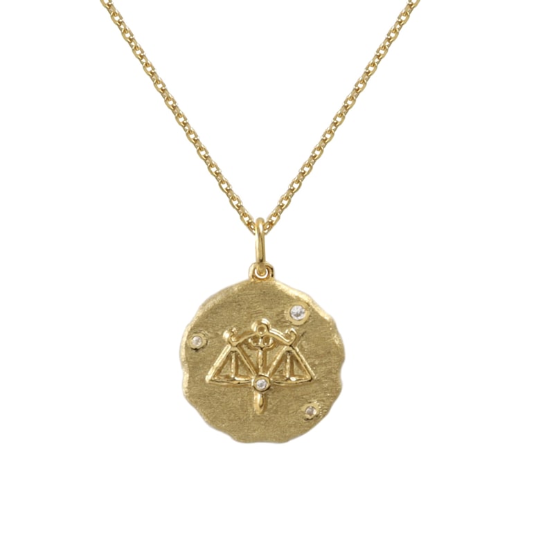 Thumbnail of Libra Zodiac Pendant image
